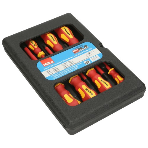 Hilka VDE 8 Piece Insulated Screwdriver Electricians Set