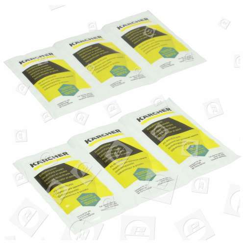 Sachets De Poudre Détartrante Pour Nettoyeur Vapeur - 6 Sachets De 17G - Karcher