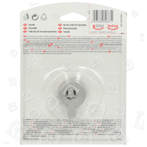 Soupape Clipso Easy Cocotte Minute Gris Tefal eSpares