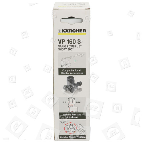 Karcher Mini VP160 360° Vario Power Jet Hochdruckreiniger-Strahlrohrdüse - Kurz