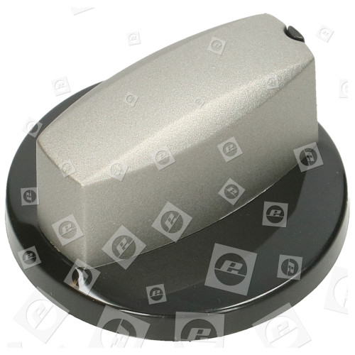 Bosch Neff Siemens Hob Control Knob - Silver / Black