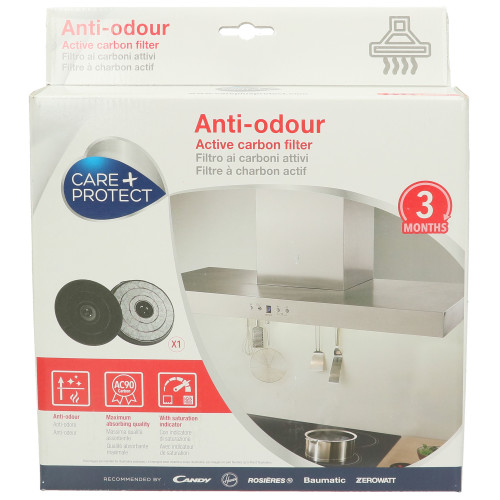 Care+Protect Care+Protect 233 Activated Carbon Anti-Odour Filters - 228x30mm