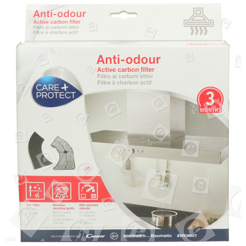 Filtro Anti Olor De Carbón Activado Compatible Con CP010 Para Campana Extractora Care+Protect