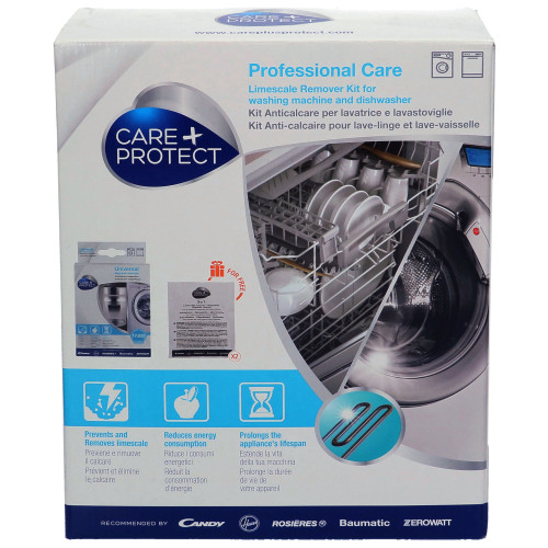 Care+Protect Washing Machine And & Dishwasher Descaling Kit