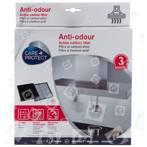 Filtro Anti Olor De Carbón Activado Compatible Con CP241 Para Campana Extractora Care+Protect