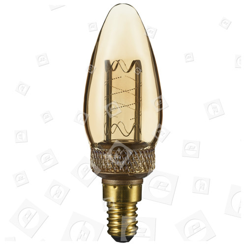 Bombilla LED De Giro Grabada Vela Vintage - SES/E14 - Luz De Vela TCP