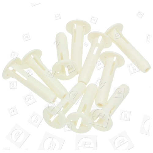 Kit De Clavijas De Puerta De Evaporador De Frigorífico Congelador - Pack De 10 Dkk (dbs)