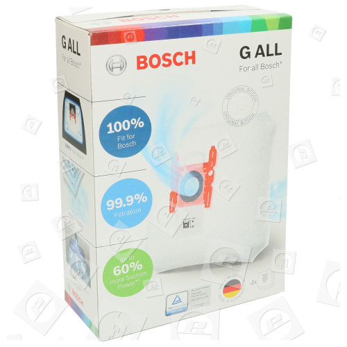Bosch Synthetische Staubsaugerbeutel - Typ G (4er Packung)