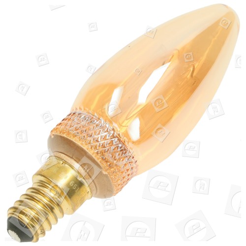 Ampoule Vintage Flamme Gravée Classique Led E14 (Lumière De Bougie) TCP