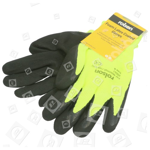 Rolson Foam Latex Coated Gloves - Medium