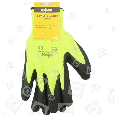 Guantes Recubiertos De Espuma De Látex - L Rolson