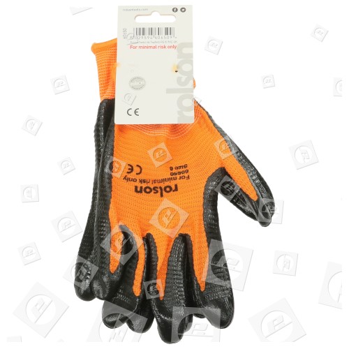 Gants De Travail Enduits De Nitrile Texturé (Medium) Rolson