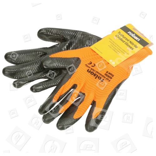 Gants De Travail Enduits De Nitrile Texturé (Medium) Rolson