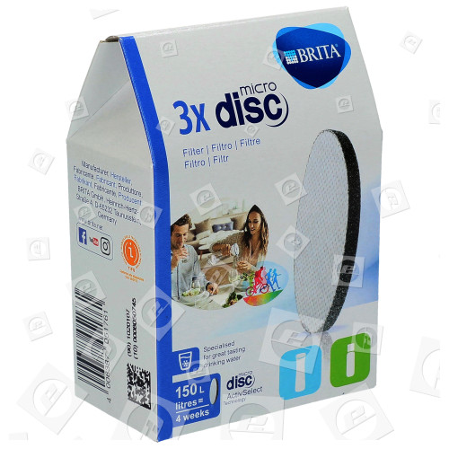 Micro Disques Filtrants Fill / Go ( Paquet De 3 ) Brita