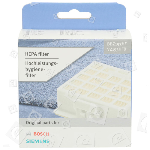 Filtro Hepa Dell'aspirapolvere - BBZ153HF Bosch Neff Siemens