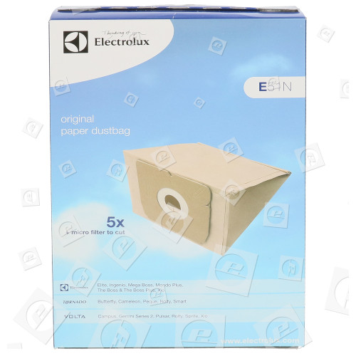 Sacs En Papier Pour Aspirateur E51N (Paquet De 5) Electrolux