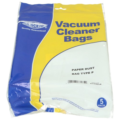 Sacs En Papier Pour Aspirateur - Type P - Lot De 5 - BAG9314 -