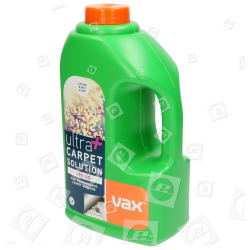 Solution De Nettoyage De Tapis Moquettes Vax Ultra+ Fraîcheur Printemps -1, 5 L- Vax