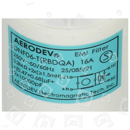 Filtre Antiparasite De Lave-Vaisselle : Aerodev DNF06-T(RBDQA) Beko ...