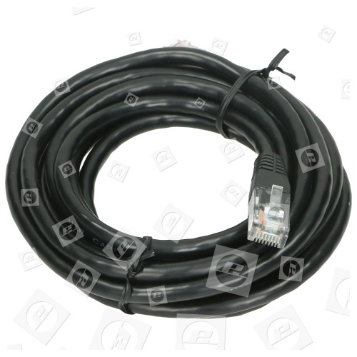 Cavo Di Collegamento Cat 6 RJ45 - Nero - 3m.