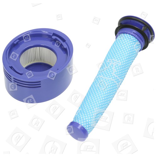 Kit Filtres Pré-Moteur Et Post-Moteur Pour Aspirateur Dyson