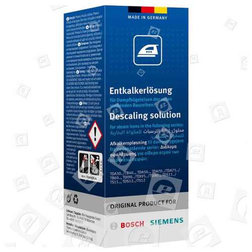 Bosch Entkalkerlösung Für Dampfbügeleisen & Dampfstationen (4er Packung)