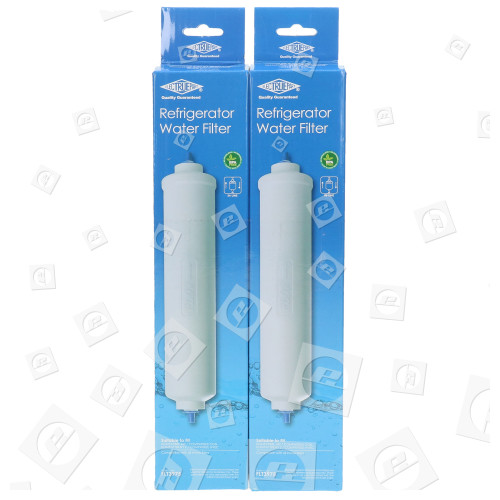 Filtre À Eau Externe De Réfrigérateur - Paquet De 2 - : Compatible Avec Hafex/Exp, DD7098, DA2010CB, BL-9808, USC100, WSF100, WF001 RSH1DBRS Samsung