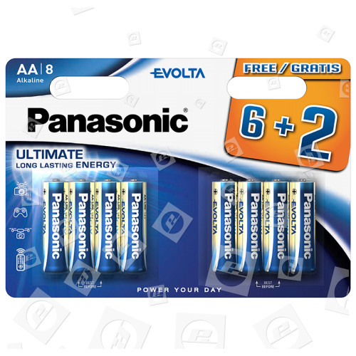 Batterie Alcaline AA Evolta Panasonic