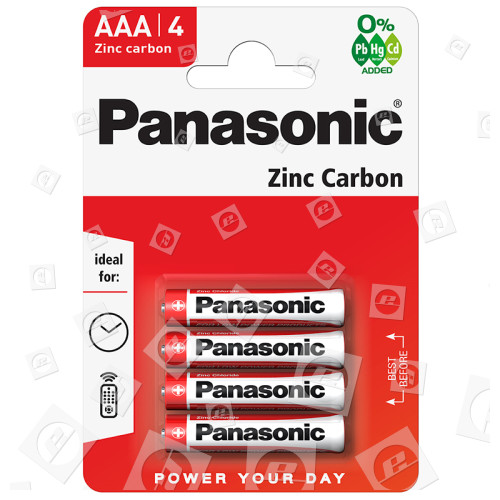 Piles LR3 Chlorure De Zinc Panasonic