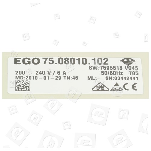 Bobine D'induction De Plaque De Cuisson - (Q140 1400W) : Ego 75. 08010. 102 Beko