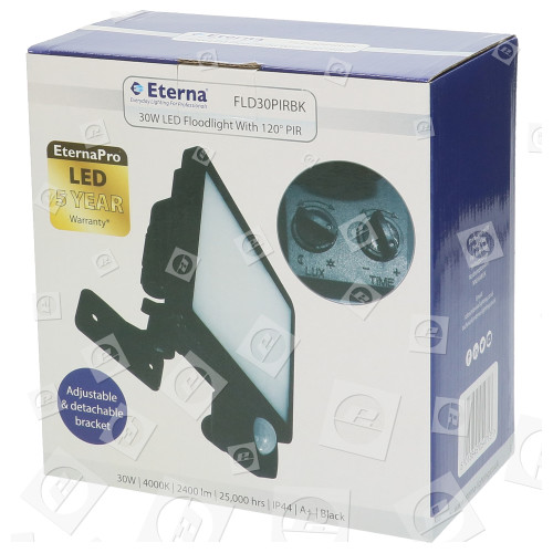 Proiettore A LED 30W Con PIR Eterna