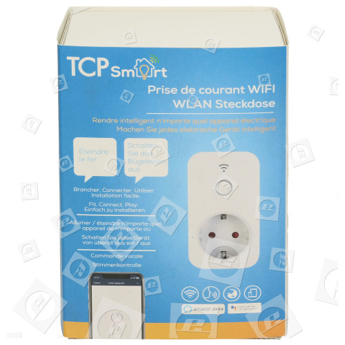 TCP TCP Smart WIFI Einzel-Zwischensteckdose - Weiß - EU-Stecker