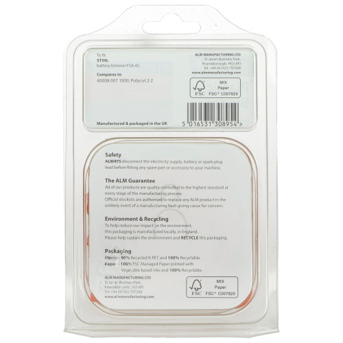 Grass Trimmer ST089 Plastic Blades - Pack Of 20