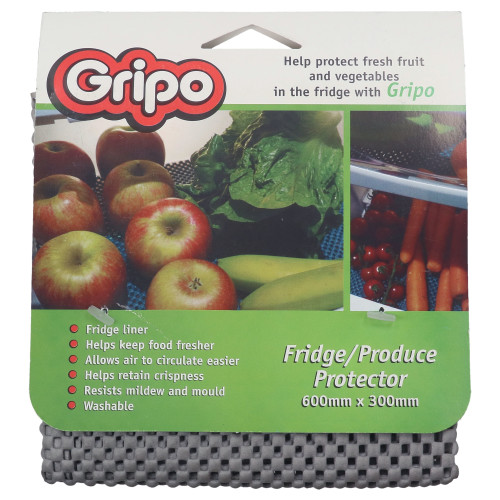 Stoves Gripo Cut To Size Grey Fridge & Produce Protector Mat