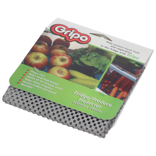 Stoves Gripo Cut To Size Grey Fridge & Produce Protector Mat