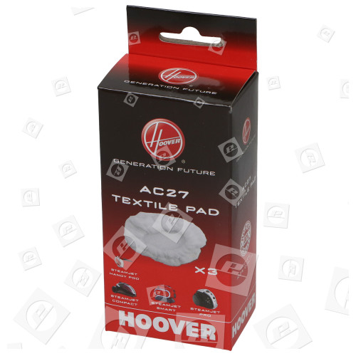 Hoover AC27 Dampfreiniger-Mikrofaser-Textilüberzug (3er Packung)