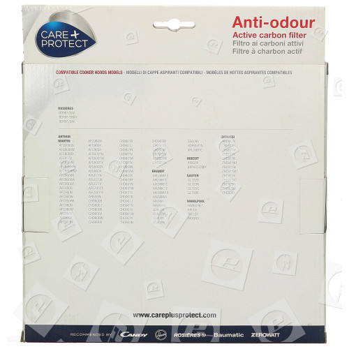 Filtro Antiodore Al Carbone Attivo CP185 Compatibile Care+Protect