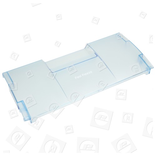 Volet Supérieur Rabattable De Congélateur : Bleu Transparent : 38,5 X 18 Cm Beko