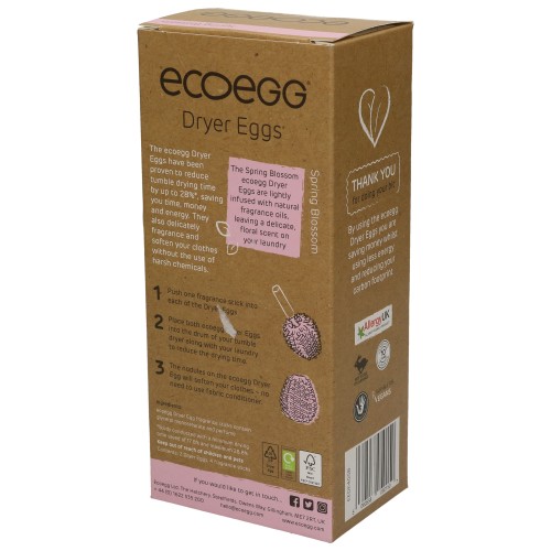 Ecoegg Ecoegg Tumble Dryer Spring Blossom Egg Shaped Dryer Balls