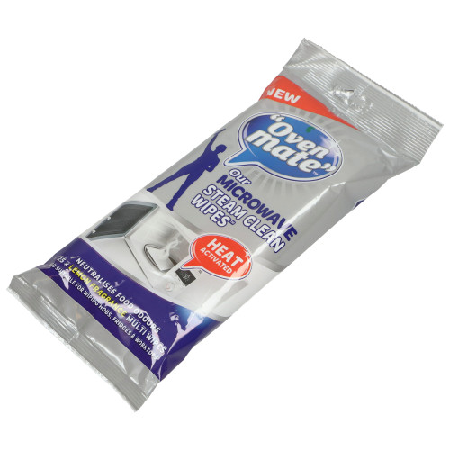Oven Mate Oven Mate Microwave Steam Clean Wipes - Pack Of 25