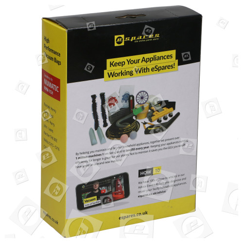 Numatic Sacchetti Aspirapolvere Con Filtro HEPA - Confezione Da 10 Pezzi Per Henry - Foto 8