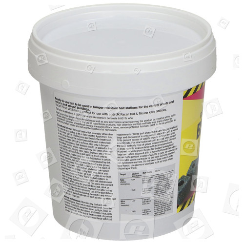 Racan Racan Force Rat & Mouse Block Bait Killer - 300g (Pest Control)