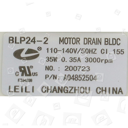 Arthur Martin Dishwasher Drain Pump Assembly
