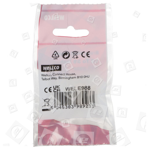 Attacco Da Legno A Ottone Da 1/2" A 3/8" Wellco