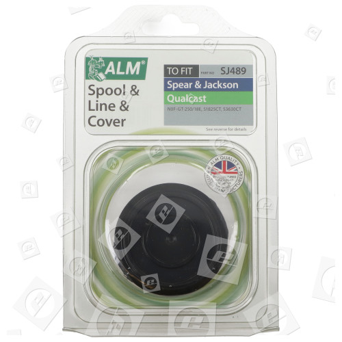 Grass Trimmer SJ489 Spool & Line With Spool Cover