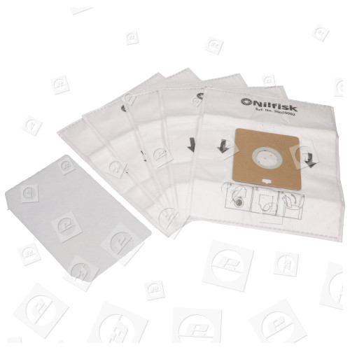 Nilfisk BS1500 Staubsaugerbeutel & Filter Pack (5er Packung)