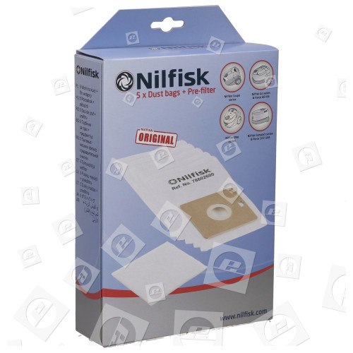 Nilfisk BS1500 Staubsaugerbeutel & Filter Pack (5er Packung)