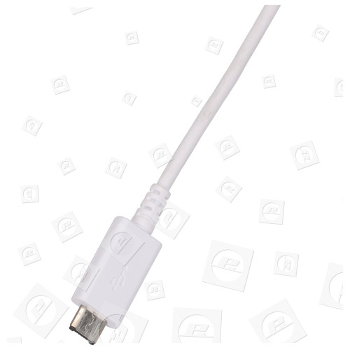 Samsung White USB-A To Micro USB-B Cable - 1m
