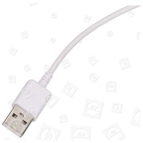 Samsung White USB-A To Micro USB-B Cable - 1m