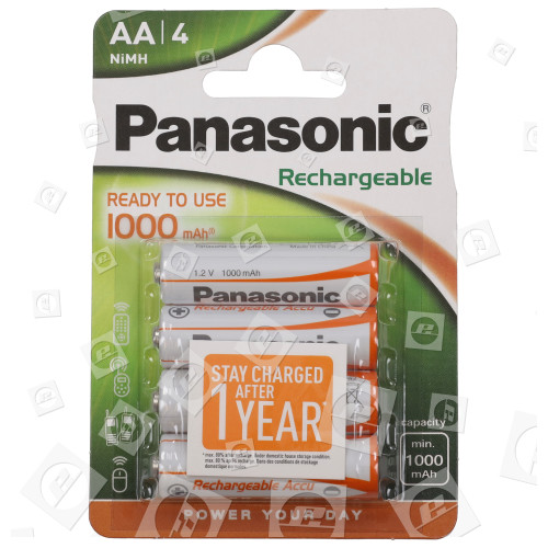 Piles Rechargeables LR6 AA Panasonic